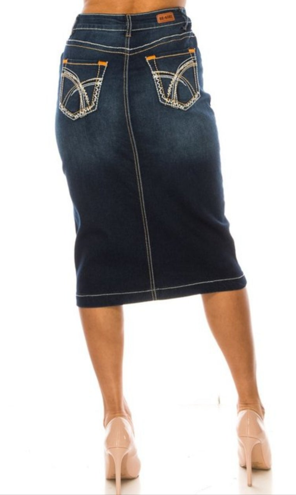Dark Denim Skirt