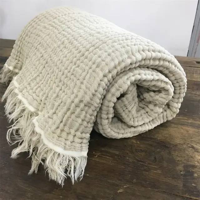 4 layer Organic Cotton Muslin blankets