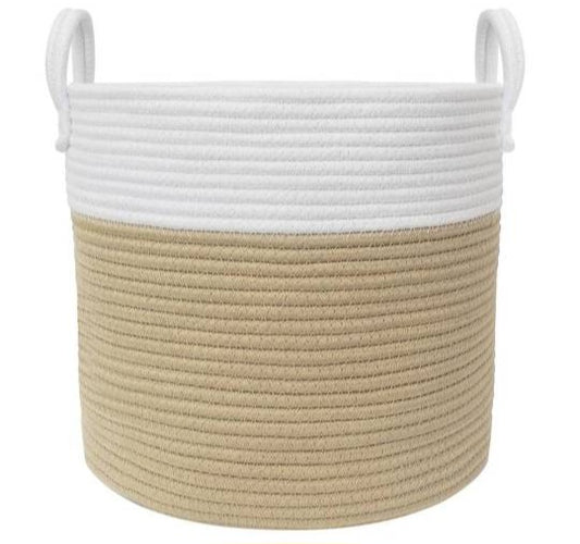 Medium cotton roped baskets