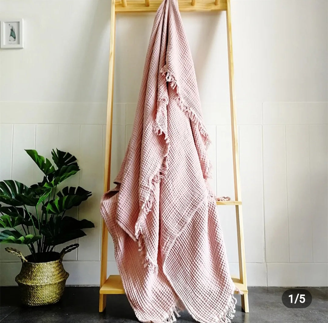 4 layer Organic Cotton Muslin blankets