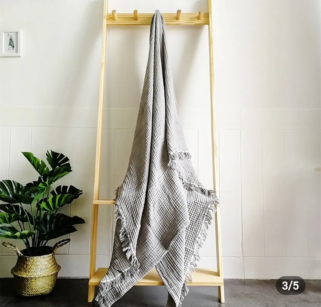 4 layer Organic Cotton Muslin blankets