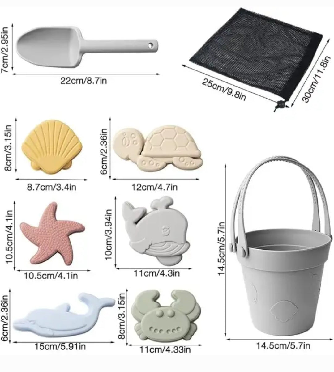 Silicone Sand Bucket