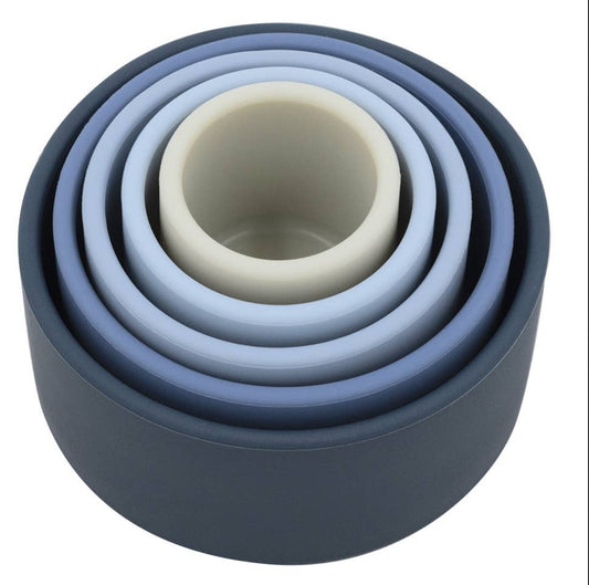 Silicone Nesting Cups - Blue