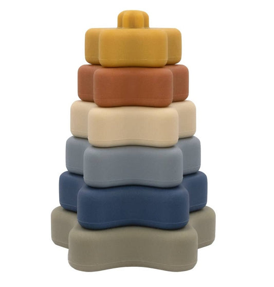 Silicone Star Stacking Tower