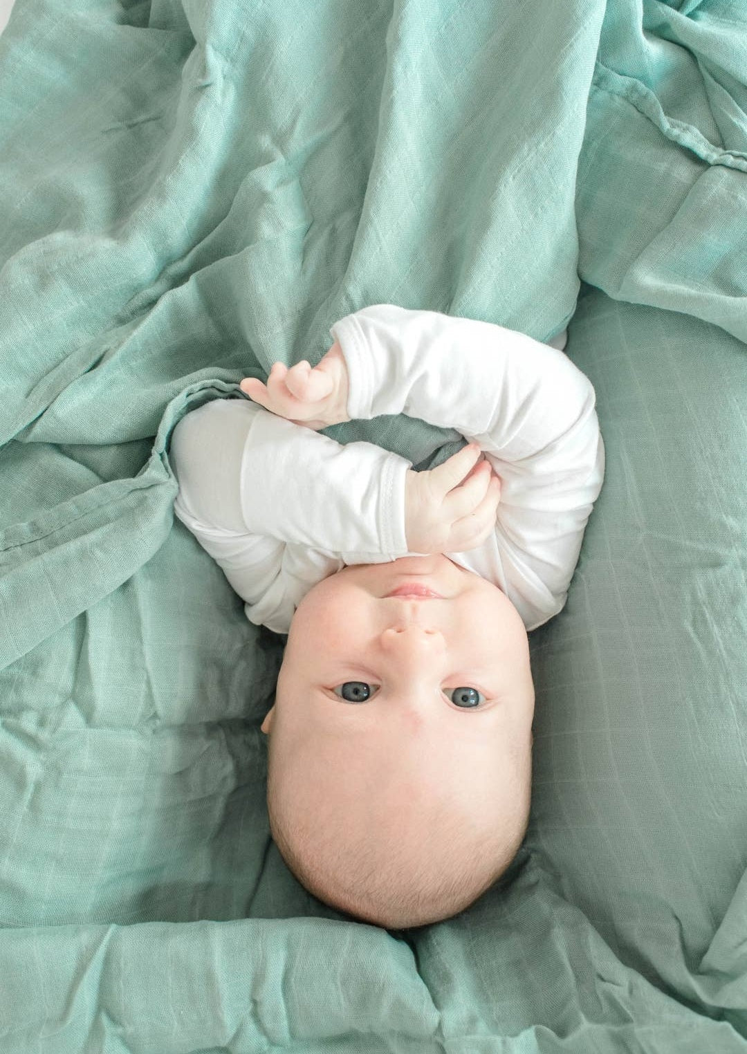 Bamboo Muslin Swaddle Blanket - Sage